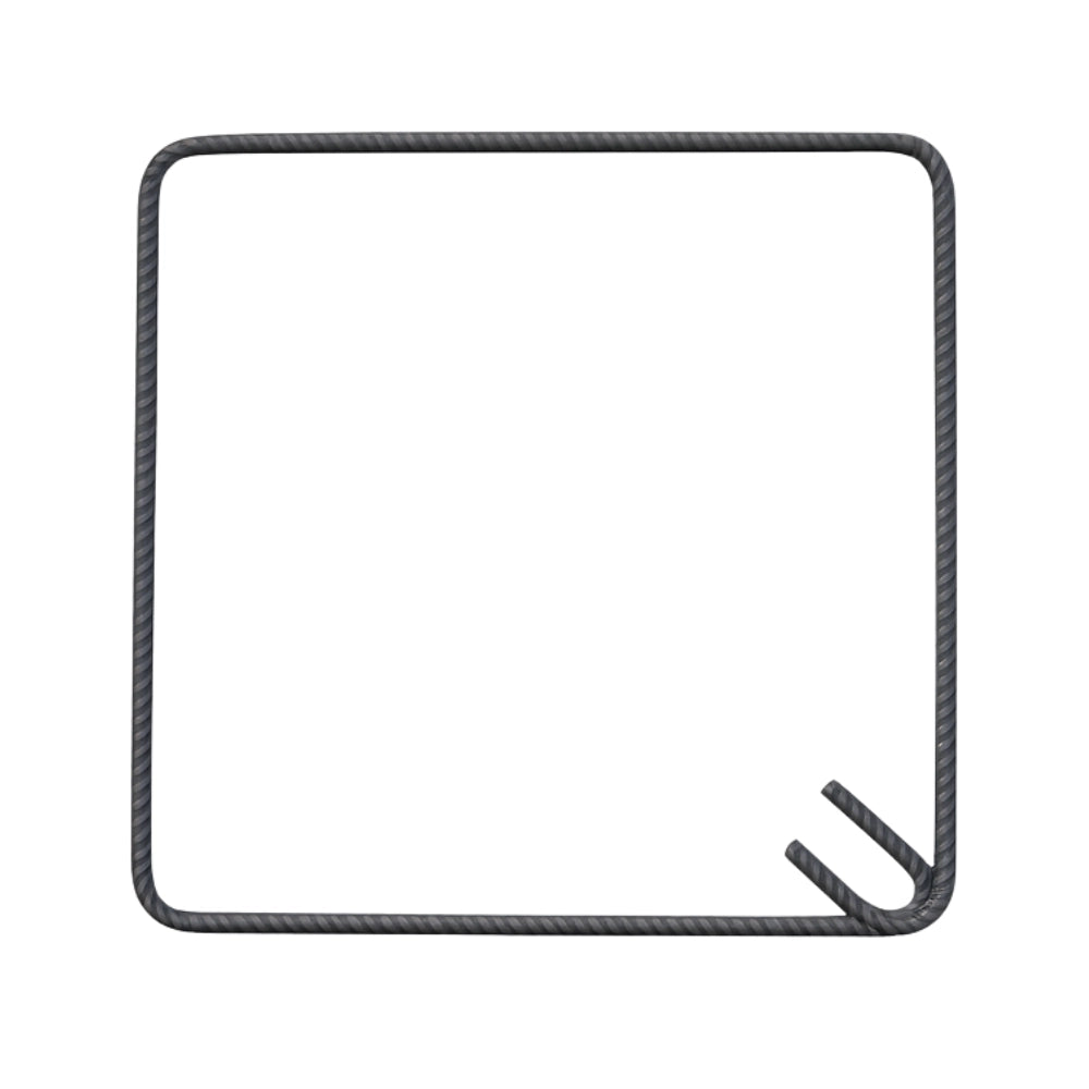 Staffe antisismiche armatura ferro 40x40 cm strutture cemento formati multipli *** pezzi 20, confezione 1
