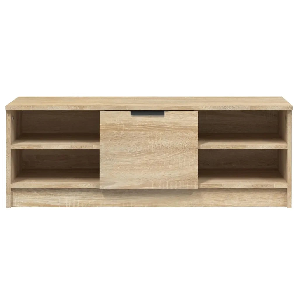 Mobile porta TV classico con vano contenitore 102 x 35 x 36 cm stile moderno legno composito rovere Sonoma 02_0047997