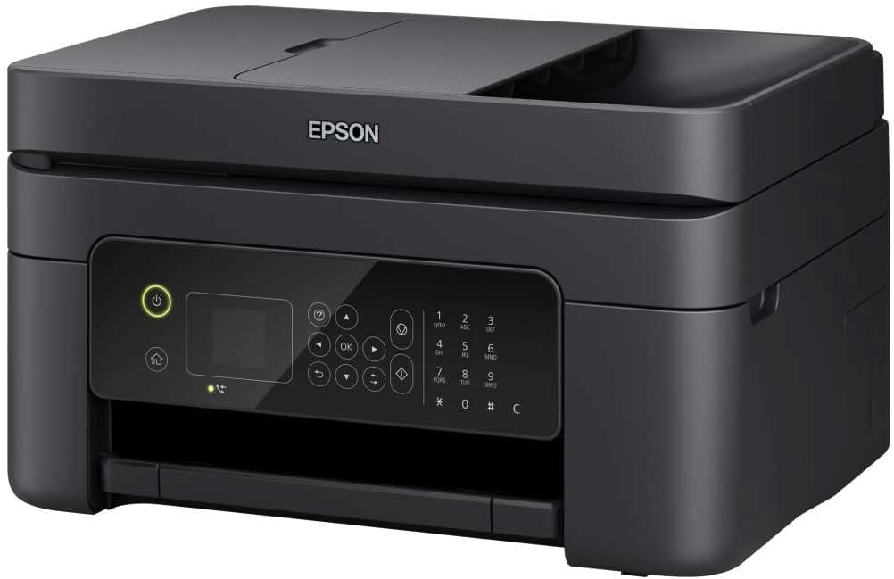 WorkForce WF-2830DWF Multifunzione a Getto d'Inchiostro 4-in-1, Stampa 5.760 x 1.440 dpi, Scansione, Copia, Fax, ADF, Wi-Fi, Cartucce Singole, LCD da 3.7 cm, Nero