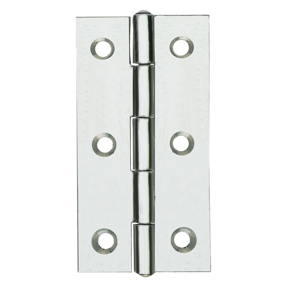 CERNIERA IN ACCIAIO INOX ART.120IN mm. 50 x 31 - pz. 2  - Blister Koncreto