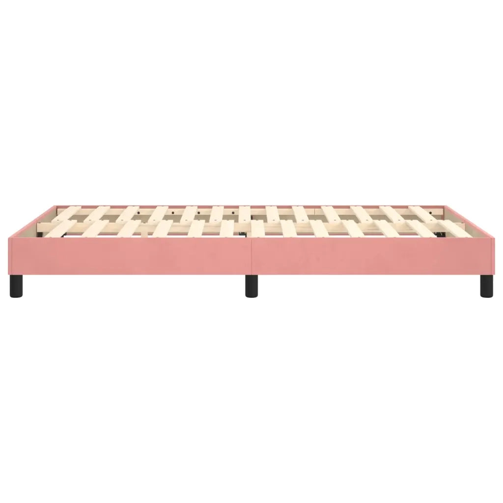 Giroletto a Molle Rosa 120x200 cm in Velluto