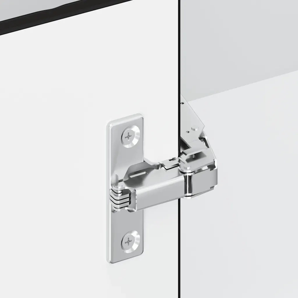 vidaXL Pensile da Cucina ad Angolo Porto Nero in Legno Multistrato