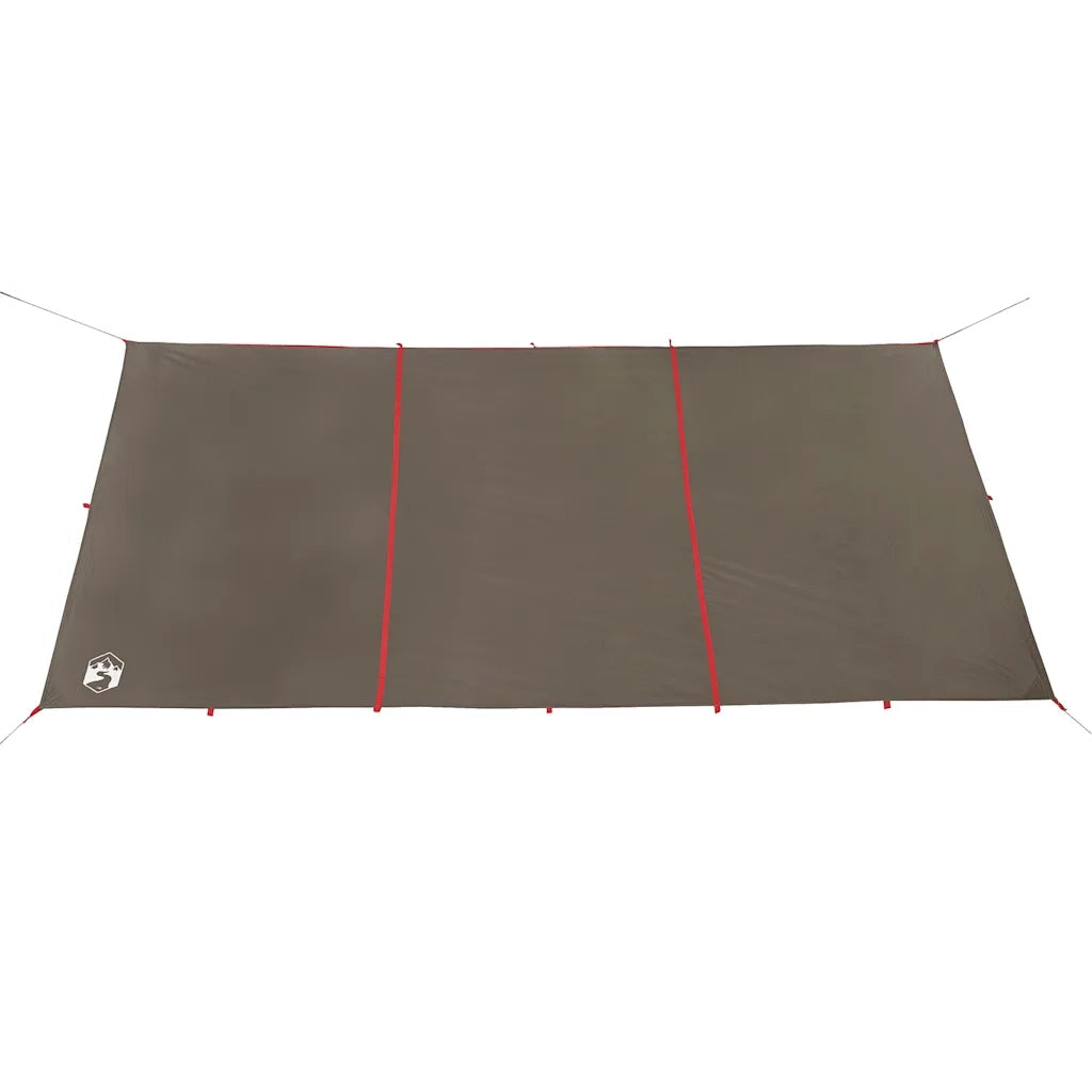 Telone da campeggio | Tenda da campo Marrone 451x420 cm Impermeabile