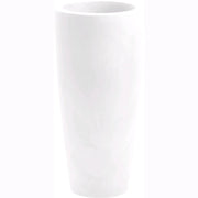 Vaso a Colonna Colore Bianco 33x70H cm in Resina per interni ed esterni