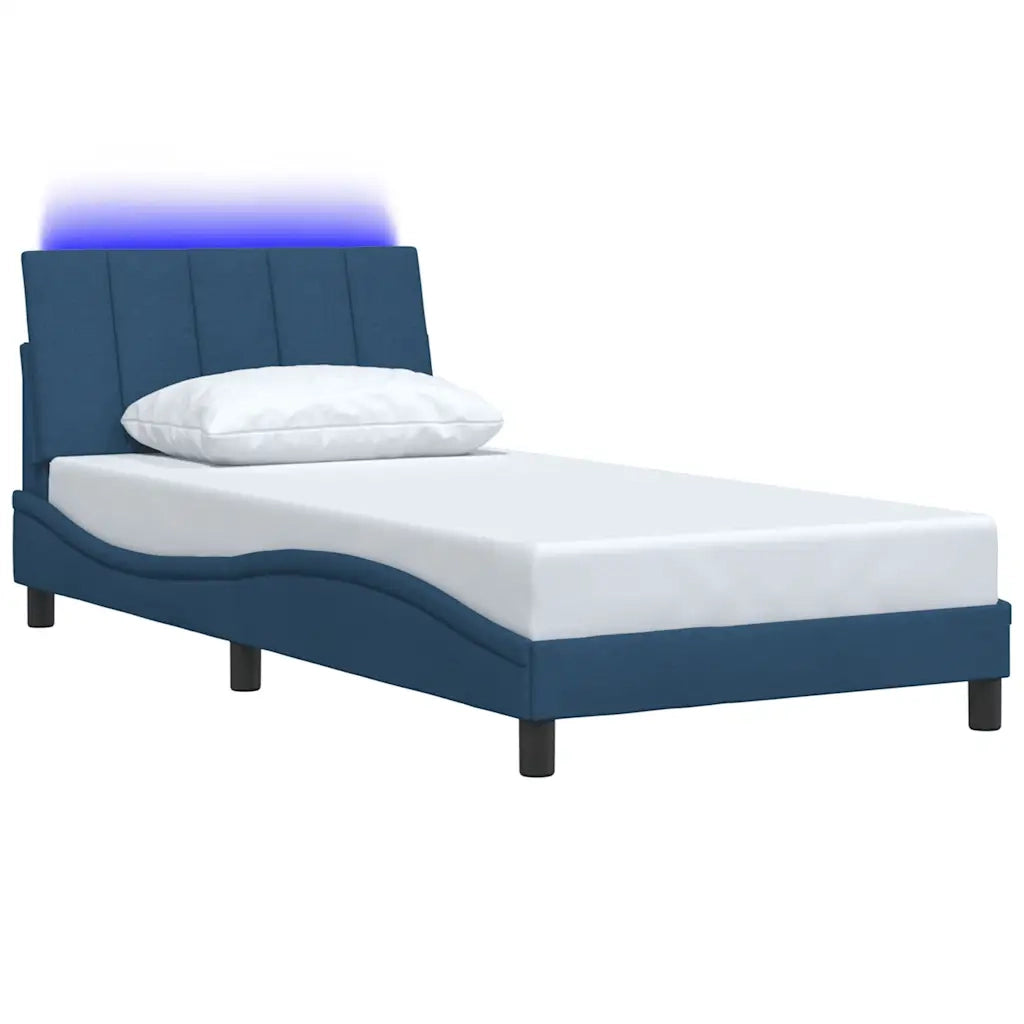 Giroletto senza Materasso Hanko Blu 100x200 cm in Tessuto 3310446