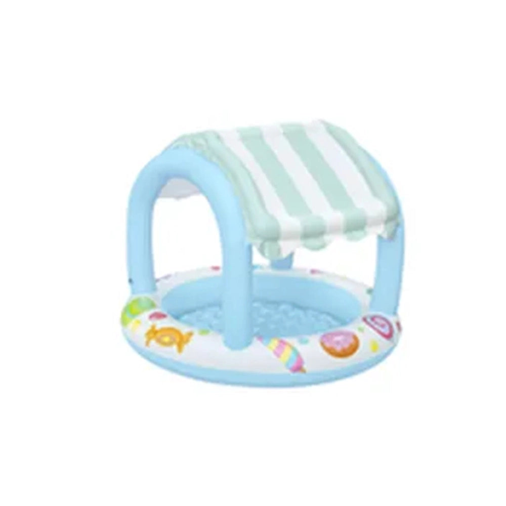 Trade Shop - Piscina Sweet Shoppe Con Fondo Gonfiabile Copertura Per Bambini +2 Anni 104x84cm 52638 -