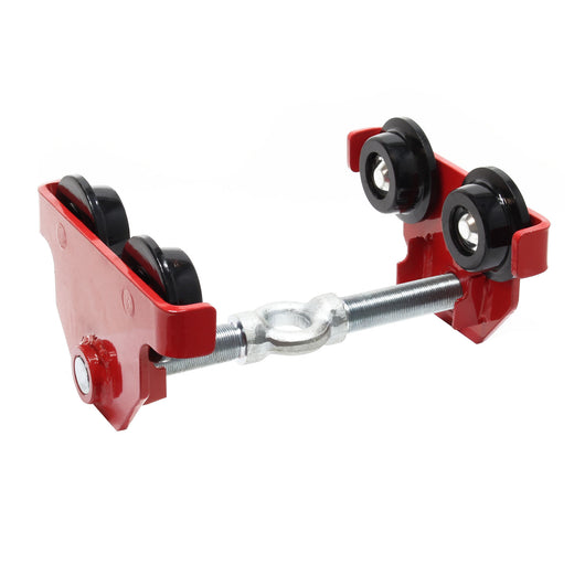 Carrello porta paranco a spinta Portata 500 kg Larghezza flangia 45-220 mm regolabile in continuo