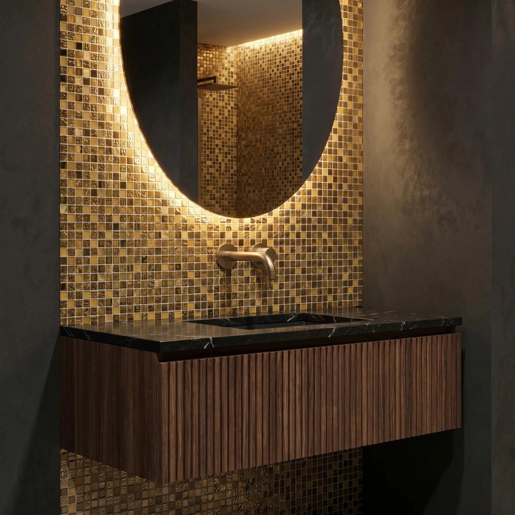 Mosaico Da Parete Glass Rea P14016
