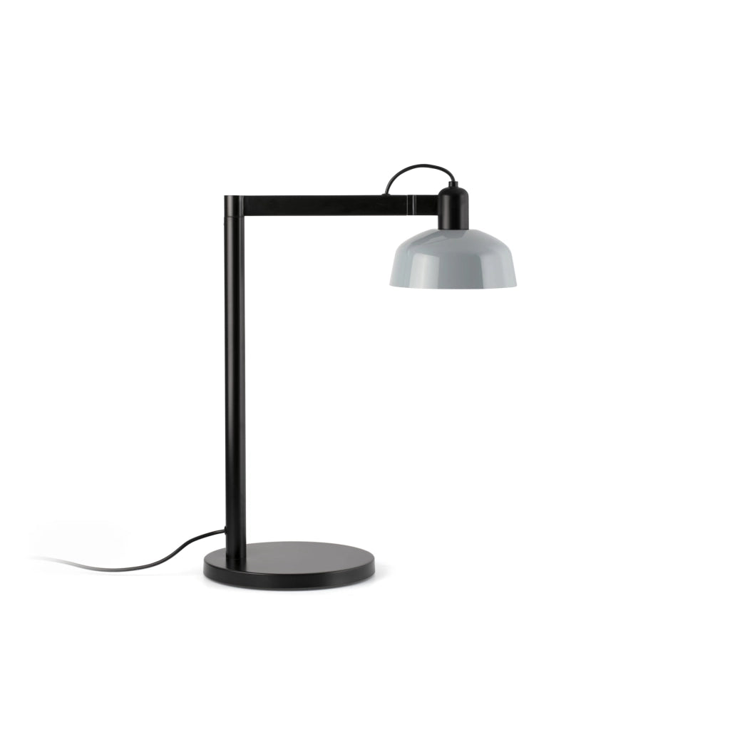 TATAWIN Lampada metallo da tavolo blu grigiastro