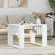 Tavolino da salotto Bianco 66 x 49,5 x 45 cm Legno multistrato