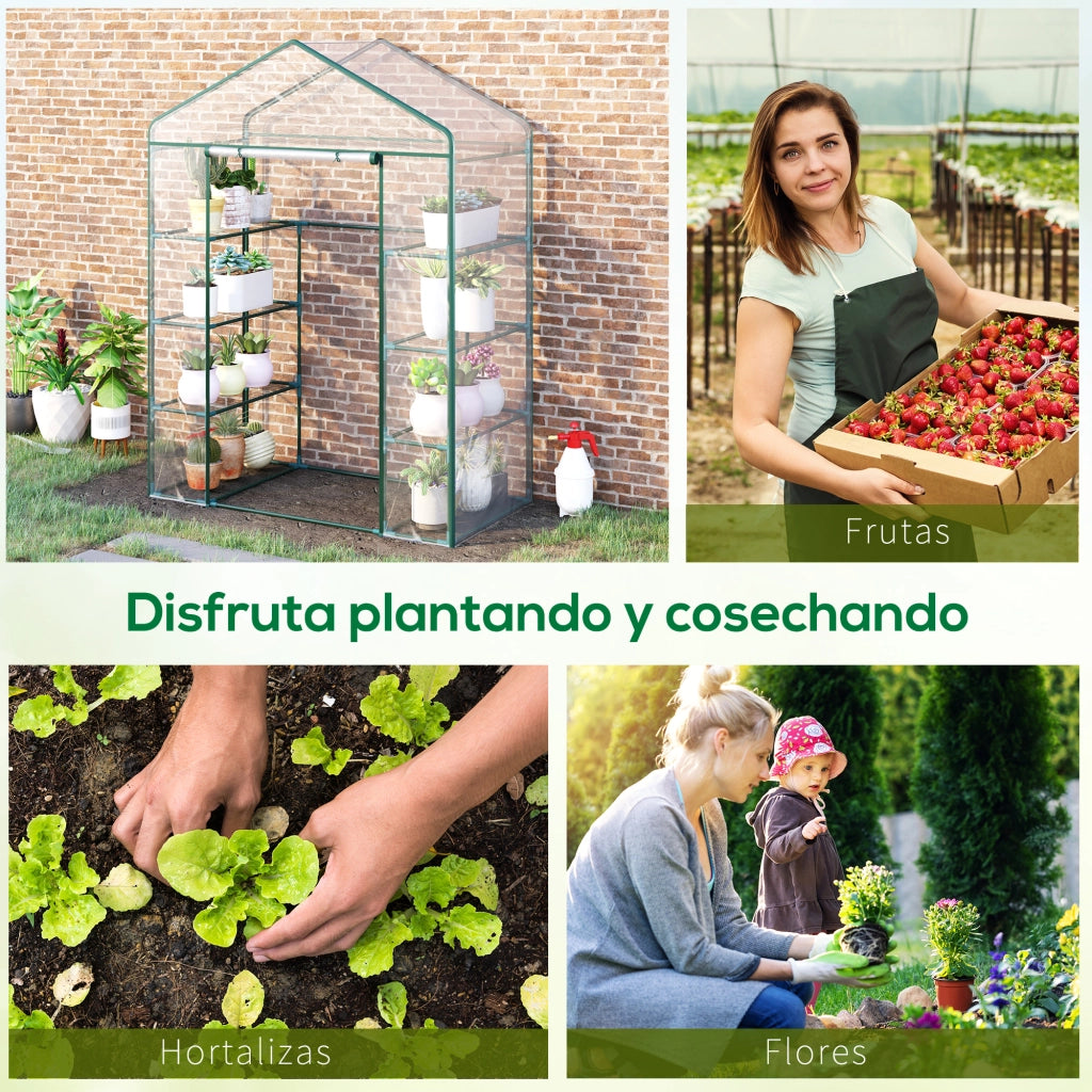 Serra Giardino 4 Livelli ¨C zephmum ¨C Acciaio 143x73x195 cm