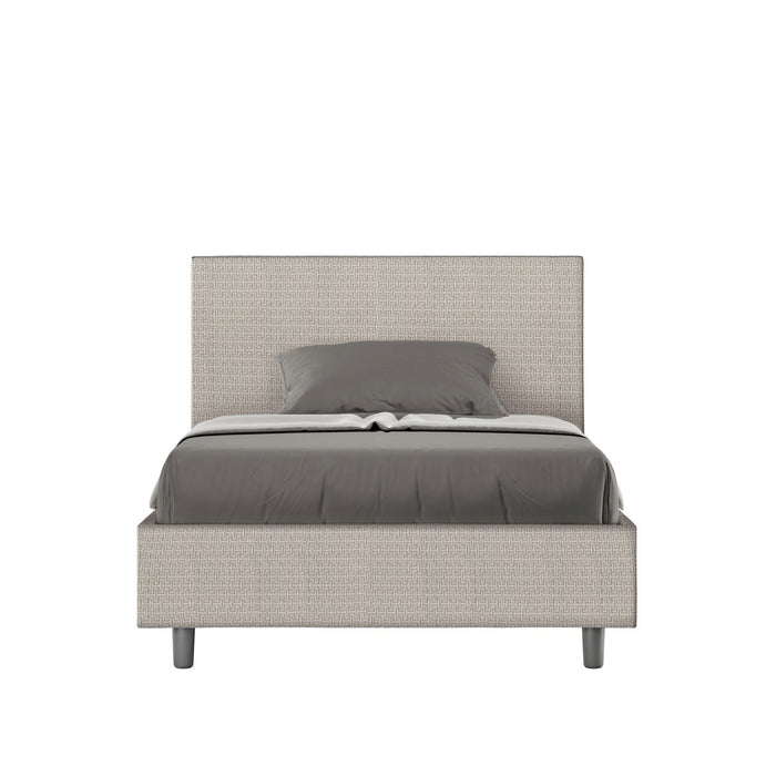 Letto 1 Piazza e Mezzo 120x190 cm Senza Rete Adele Labirinto 01 Bianco
