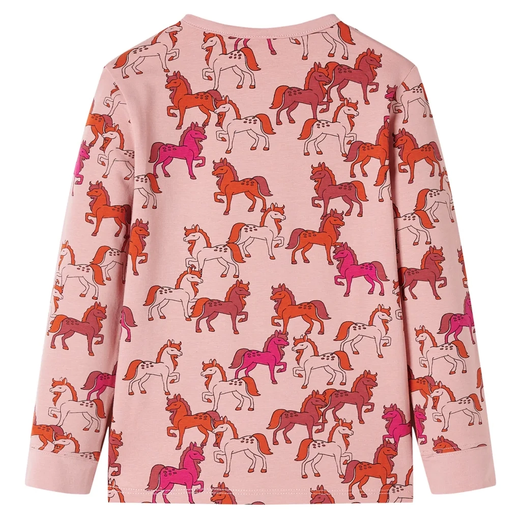 Pigiama per Bambini a Maniche Lunghe Rosa Chiaro 104 CFW5261264