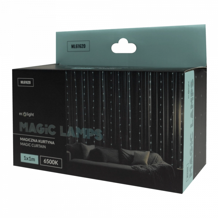 Tenda luminosa 100 LED 1x1 m 6500K USB Ecolight