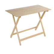 Tavolo da Giardino in Legno di Faggio Pieghevole 60 x 100 cm