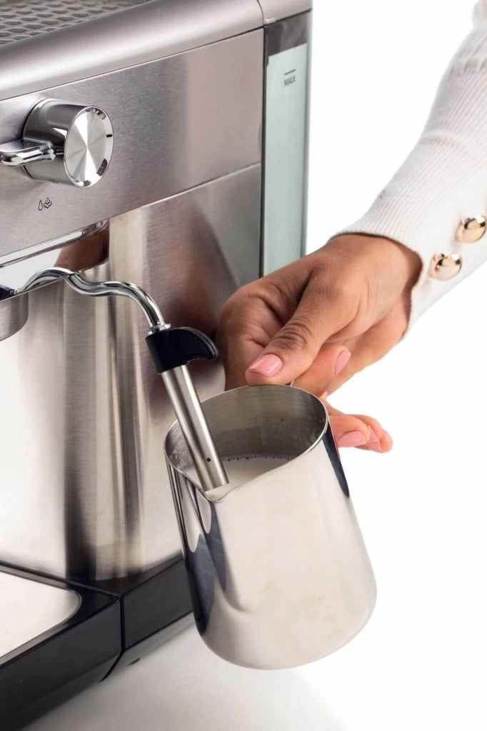 Ariete 1381 Macchina da caffè con manometro, compatibile con caffè in polvere e cialde ESE, 1300 W, Capacità 1,1 L, 15 bar di pressione, Filtro 1 o 2 tazze, Dispositivo Cappuccino, Silver