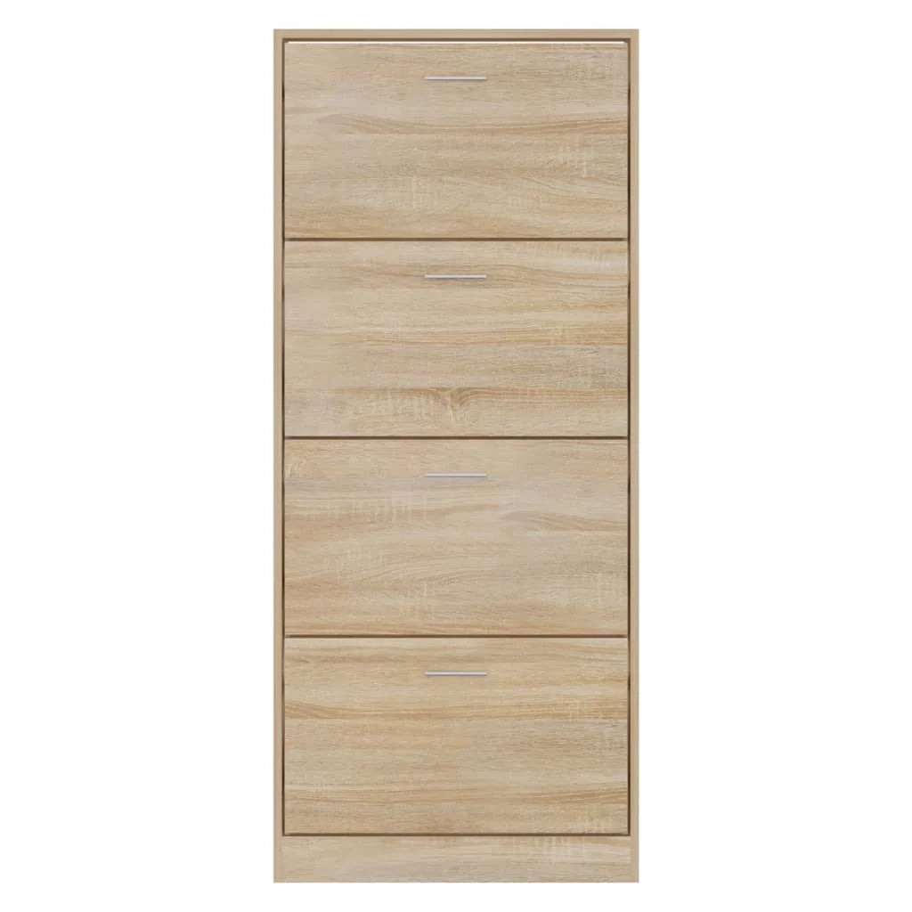 Scarpiera scarpiera mobile portaoggetti ingresso corridoio soggiorno Sonoma 63 x 24 x 147 cm legno composito marrone 02_0021722