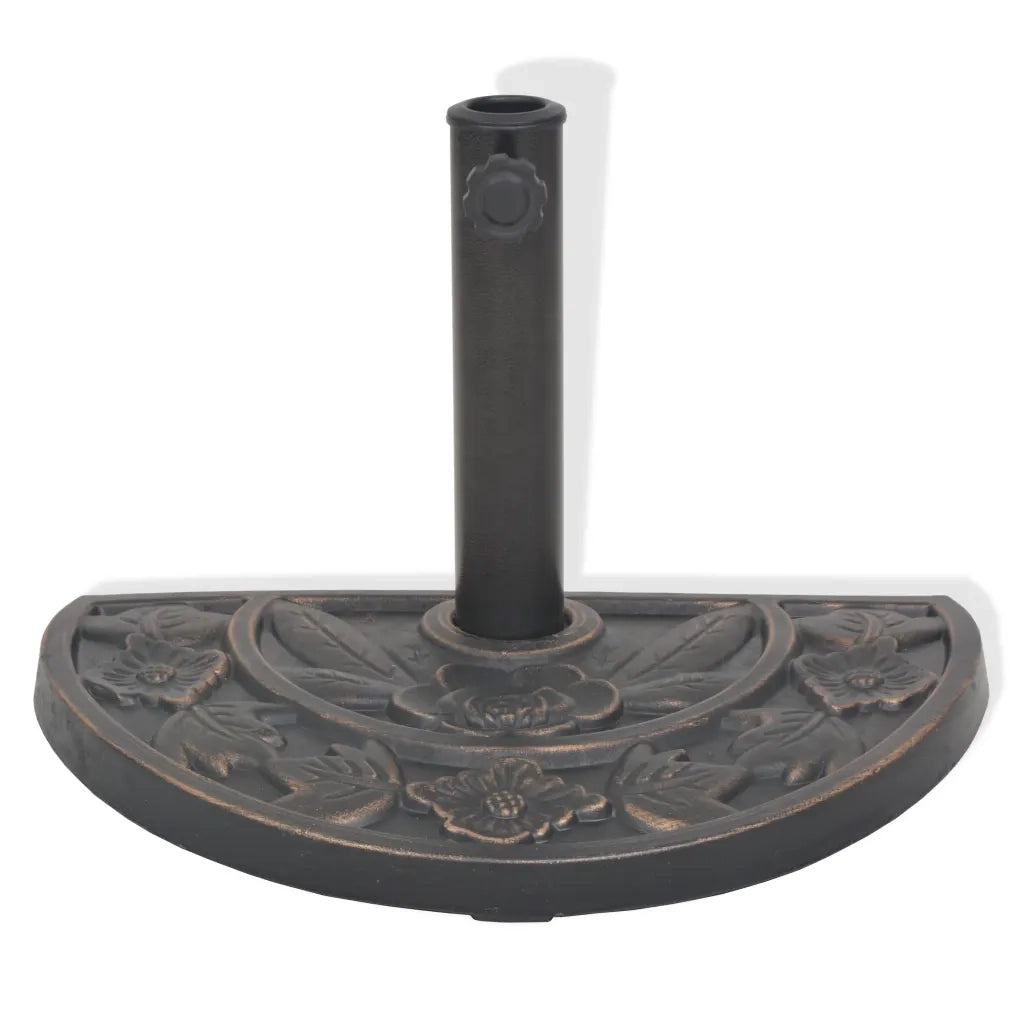 Base per Parasole a Semicerchio in Resina Bronzo 9 kg CFW2659883