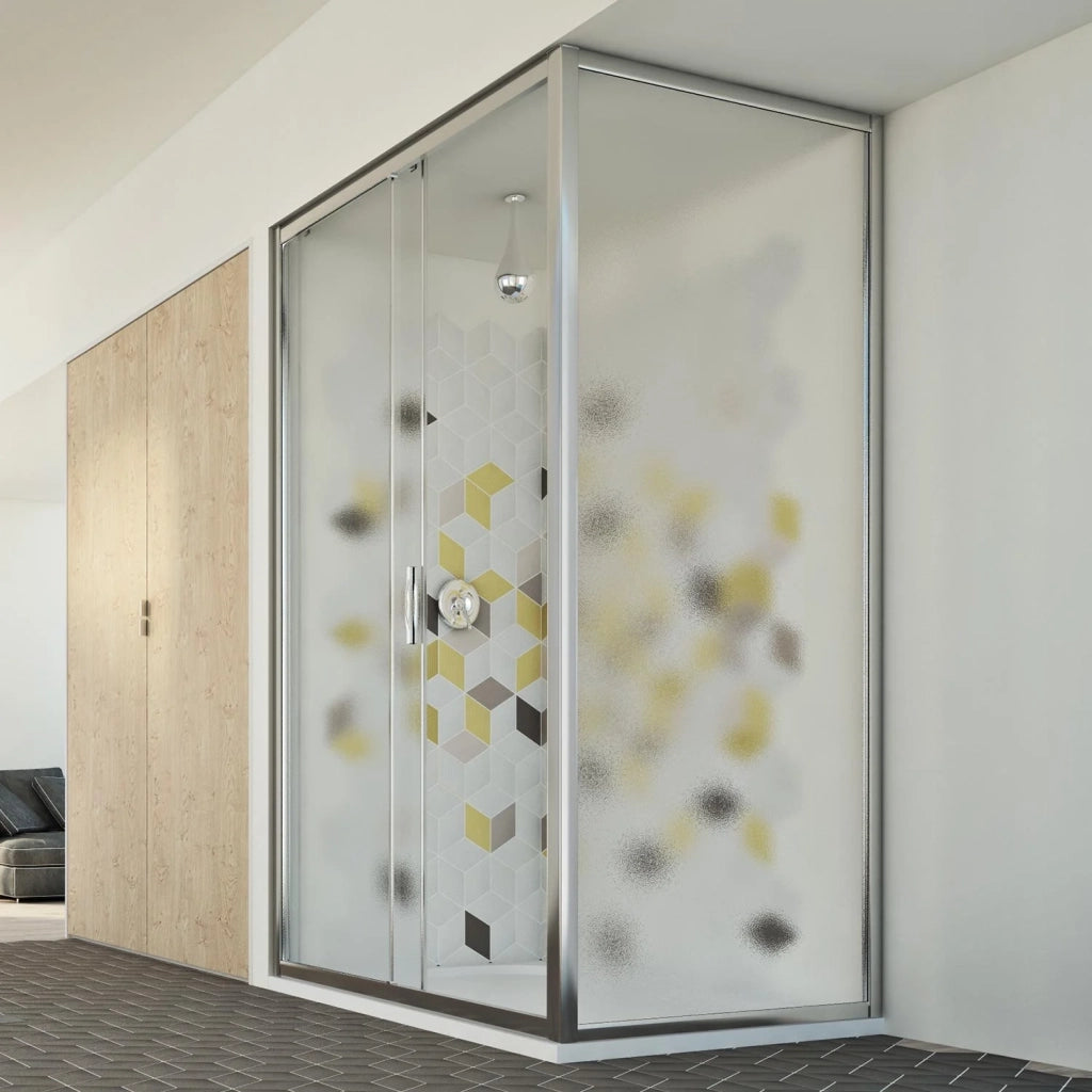 Box Doccia 75x100 CM H198 stampato C mod. Young Duo 1 Anta