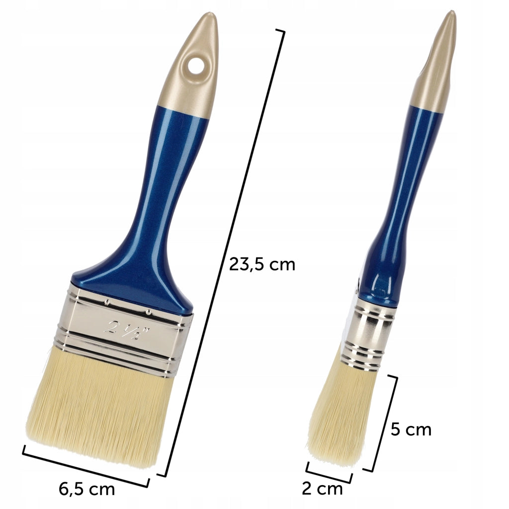 Pennello universale piatto dritto KADAX per pittura inglese, prodotto per la lucidatura, 65 mm