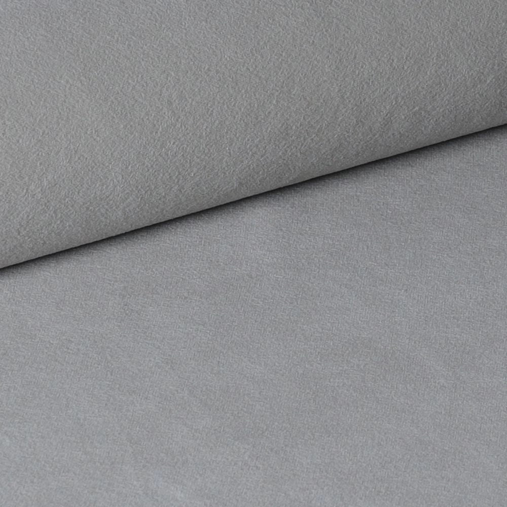 Set 4 Sedie Barka in tessuto grigio con piedi neri – Comfort morbido e design