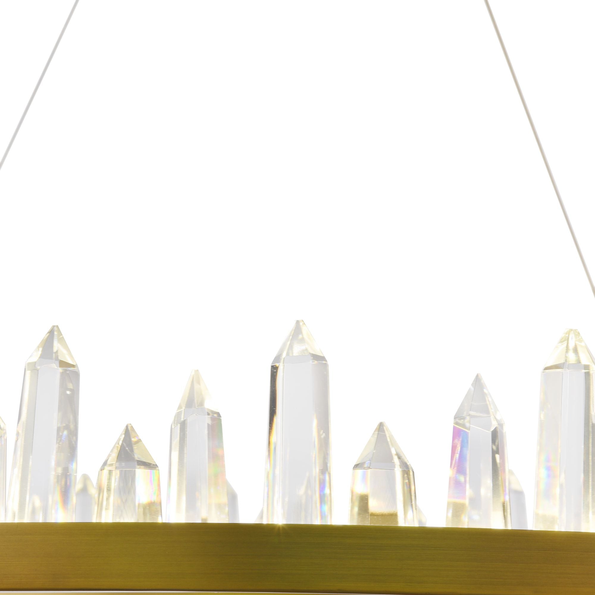 Lampada pendente Modern in Metallo Gletscher Ottone