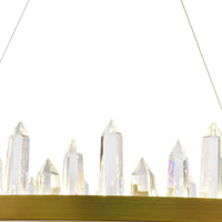 Lampada pendente Modern in Metallo Gletscher Ottone