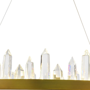 Lampada pendente Modern in Metallo Gletscher Ottone