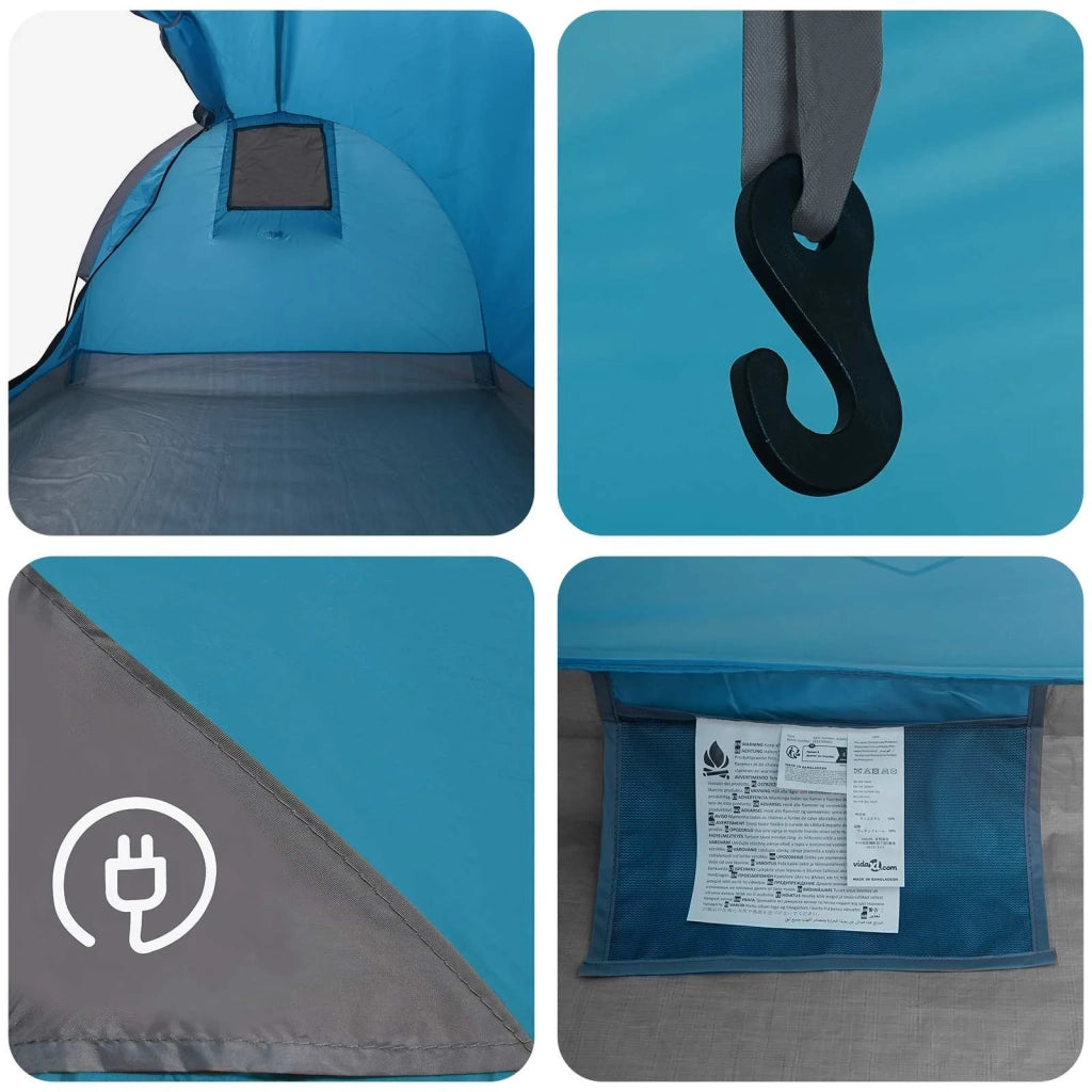 Tenda da Trekking Impermeabile 2 persona Blu 42042227