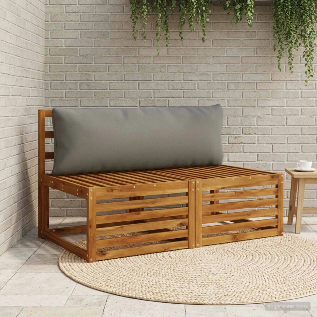Cuscino per Schiena a 1 Pezzo PUTTEN 100% Poliestere Grigio 947031