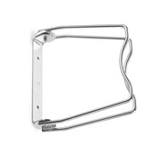 Andrys Porta Biciclette a Parete Regolabile 1 Posto Zincato Argento