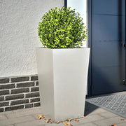 Fioriera da Giardino 45x45x75 cm in Acciaio Inox 851102