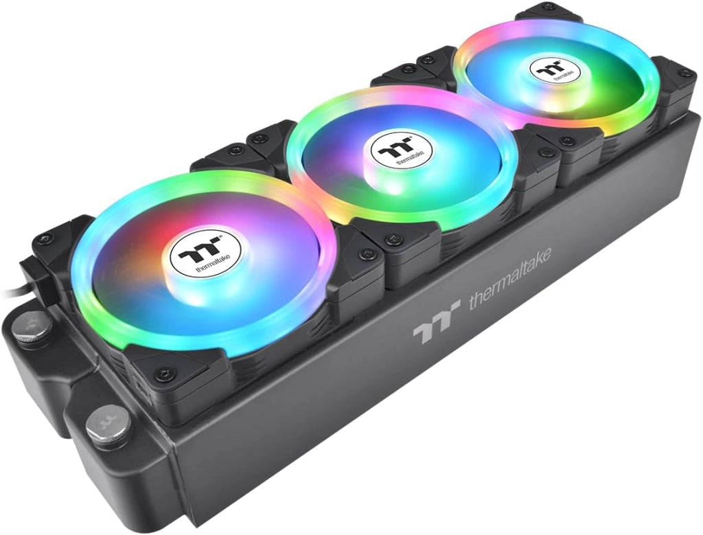 SWAFAN EX12 ARGB Ventola di raffreddamento per PC bianca TT Premium Edition 3 Fan Pack