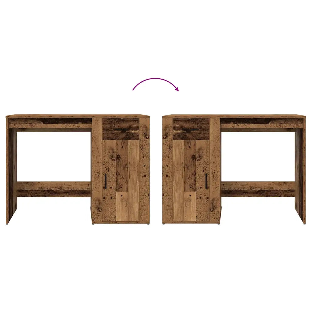Scrivania Legno Antico 100x49x75 cm in Legno Multistrato 857099