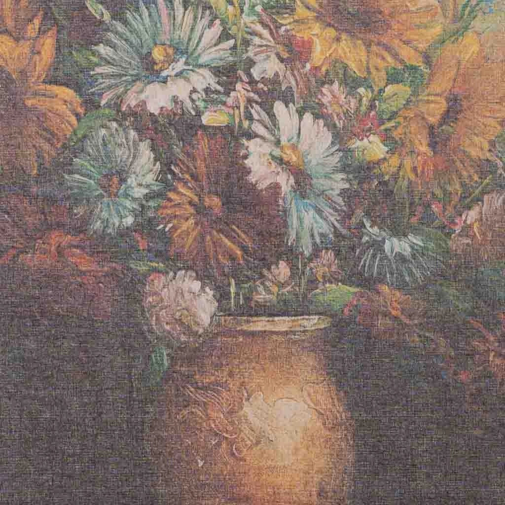 Tela pergamena in tessuto stampato 76x97x2,5h cm