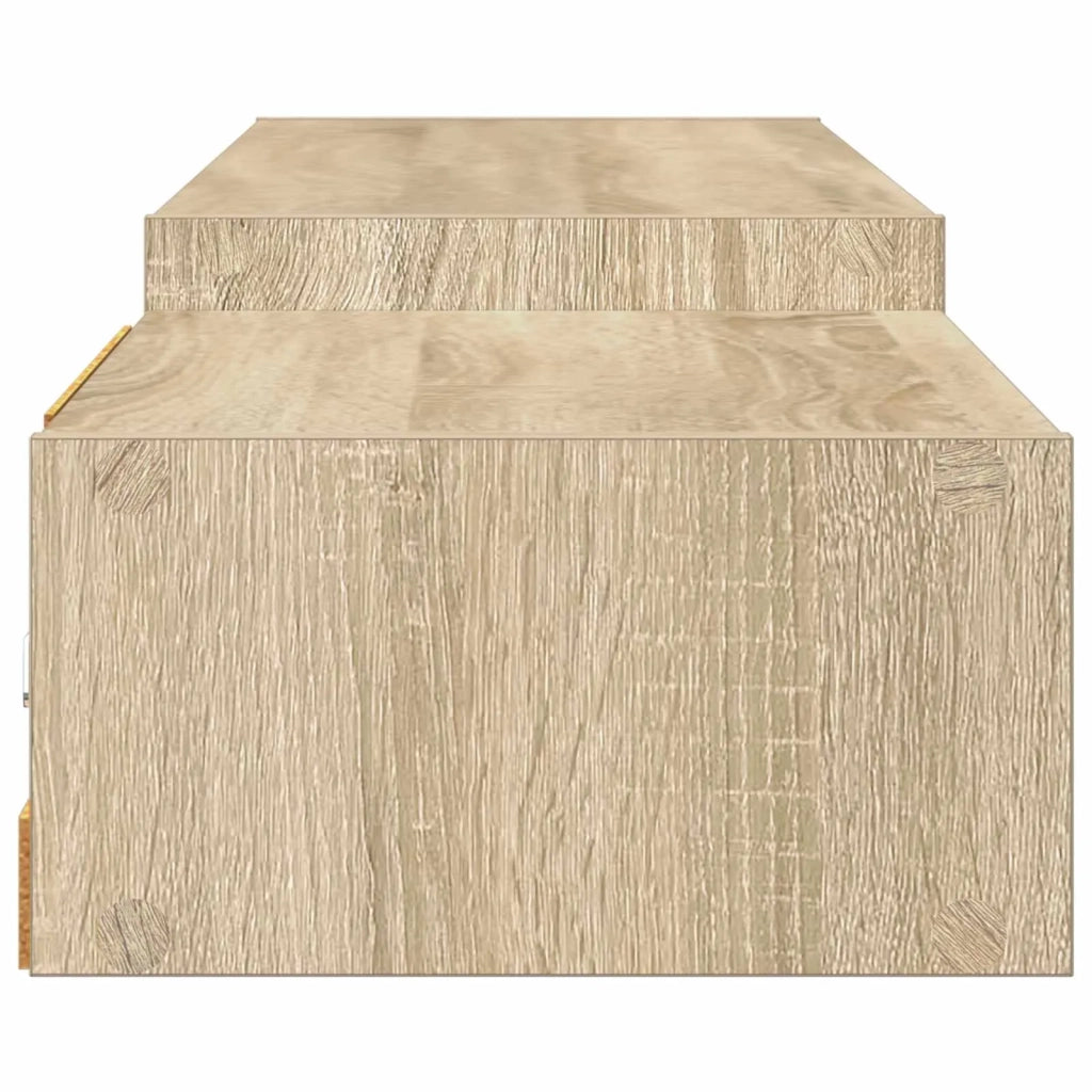 Mobile TV da Parete A parete Rovere Sonoma 220 x 28 x 21 cm