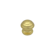 Pomolo fisso per porta SAGUATTI 178/60BB in alluminio oro lucido