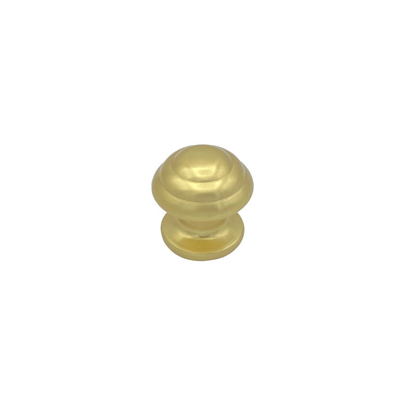 Pomolo fisso per porta SAGUATTI 178/60BB in alluminio oro lucido