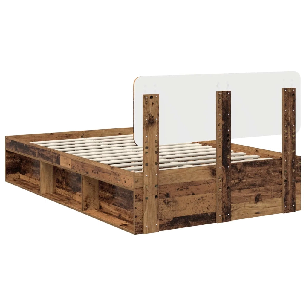 Struttura del letto Legno vecchio 120 x 190 cm Pino massello 3412112