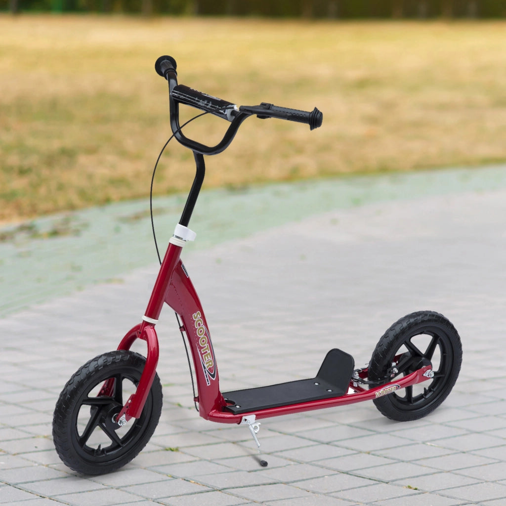 Scooter per Bambini con Freni e Ruote Grandi ¨C Zephmum ¨C Rosso