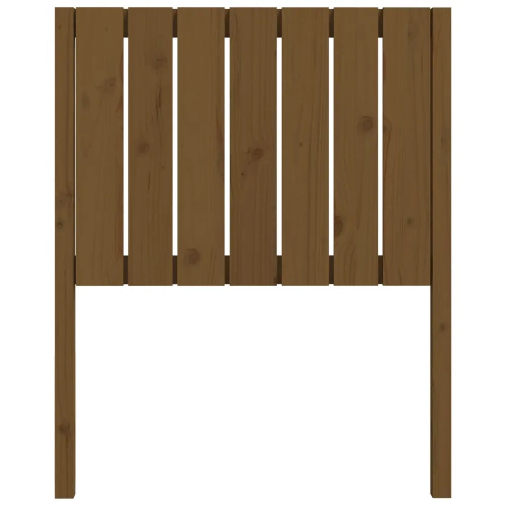 Testiera per Letto ambra 80,5x4x100cm in Legno Massello di Pino