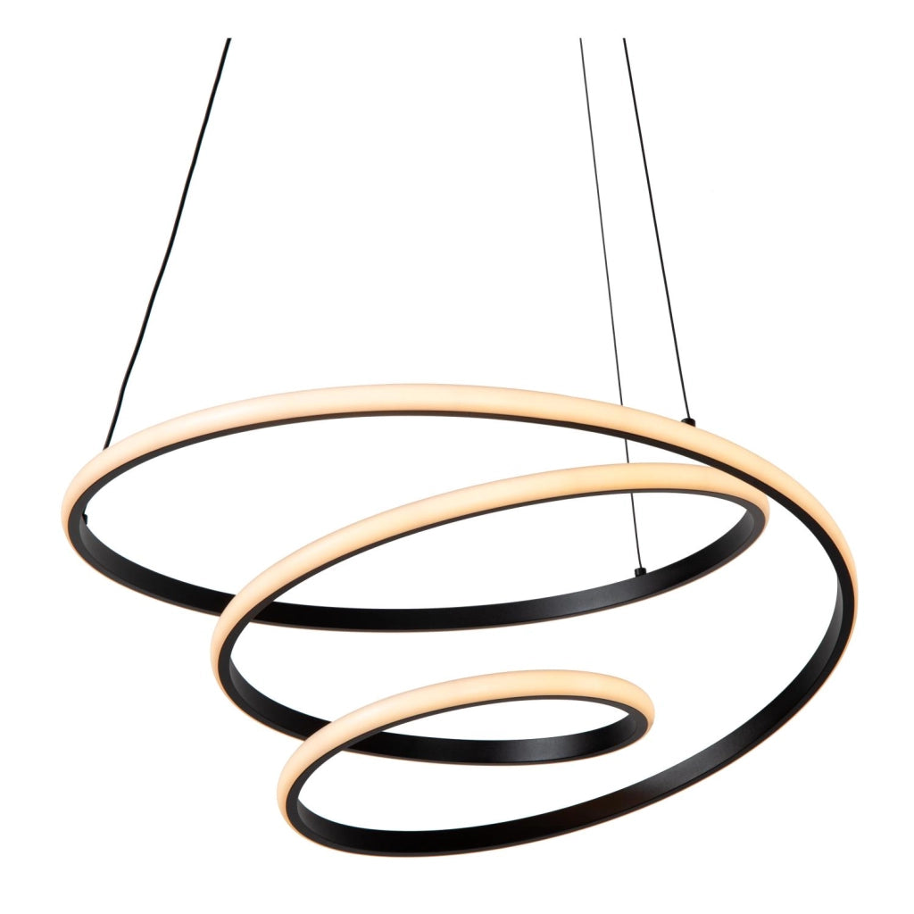 Lampada sospesa ESPIRAL LED nera spirale Lucide