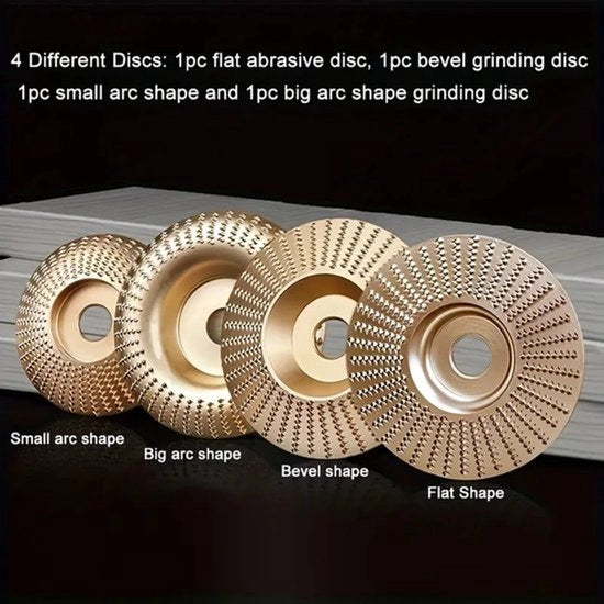 Adatto per smerigliatrice a nastro lavorazione del legno smerigliatura modellazione disco a forma di cerchio smeriglio circolare lama per smerigliatrice disco di levigatura smerigliatrice (oro)