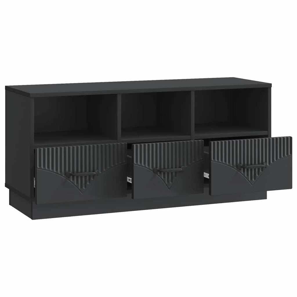 Mobile TV Nero 102 x 34,5 x 47 cm Legno ingegnerizzato 895366
