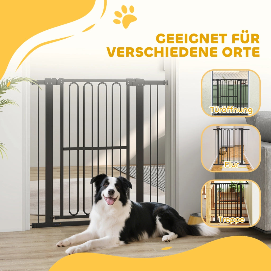 Cancelletto di Sicurezza per Cani 76-104 cm ¨C Xylo ¨C Barriera Estensibile senza Foratura