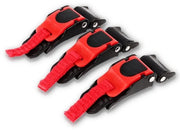 Elmetto di Sicurezza 3 Pezzi - Chiusura Rapida - Sistema di Regolazione - Clip di Elmetto - Materiale in Plastica - Sicuro e Comodo