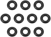 Set di gomme a nitrile per aghiatura - 10 pezzi - diametro esterno 11 mm - diametro interno 5 mm