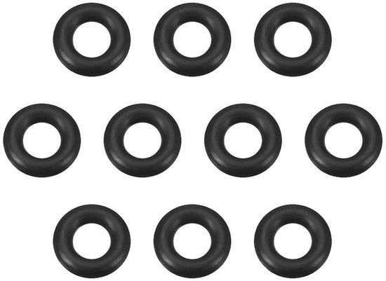 Set di gomme a nitrile per aghiatura - 10 pezzi - diametro esterno 11 mm - diametro interno 5 mm