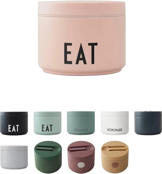 Lunchbox termico | Pratica ciotola per pane e contenitori termici per Bambini, Ragazzi e Adulti - Perfetto per la Strada e il Campeggio | Ciotola per yogurt | Incluso Cucchiaio e Cucchiaio | 330 ml
