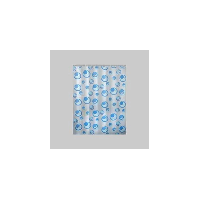 TENDA DOCCIA IN PEVA 'ORBITA' 240x200 cm Azzurro - GEDY